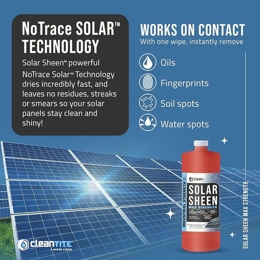 Solar Sheen – Premium 200ml Solar Panel Cleaner