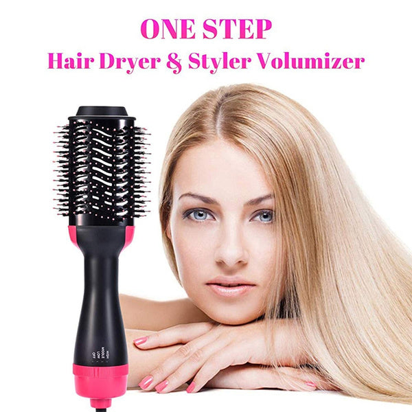 Hair Dryer And Styler Hot Air Brush With Extra Hair Tool